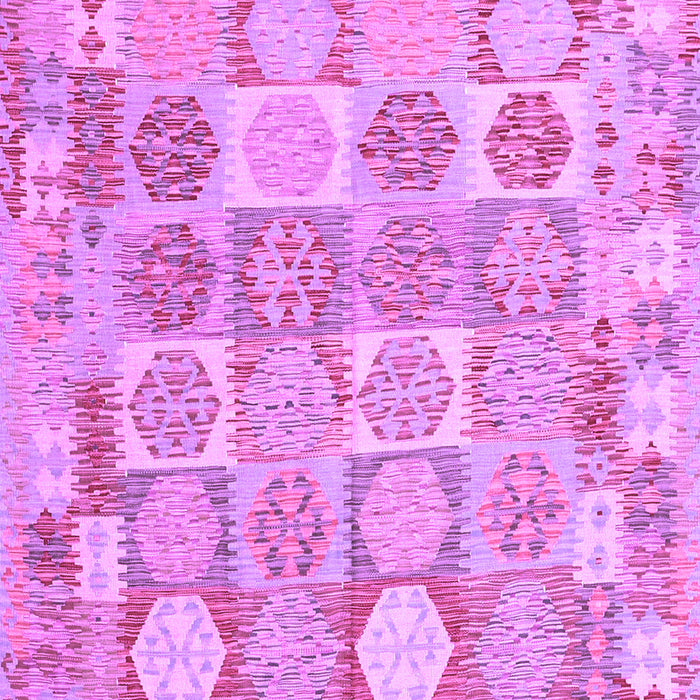 Machine Washable Southwestern Purple Country Area Rugs, wshcon2238pur