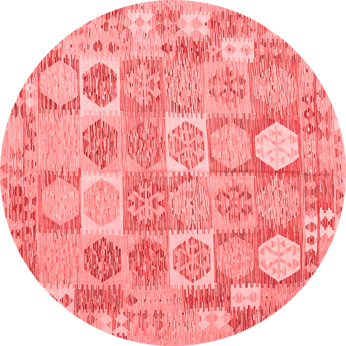 Machine Washable Southwestern Red Country Rug, wshcon2238red
