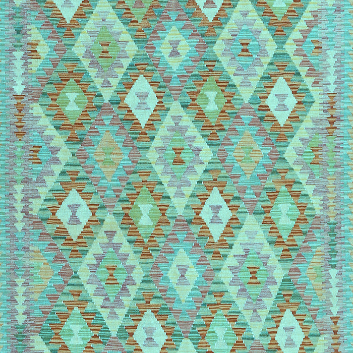 Southwestern Light Blue Country Rug, con2239lblu