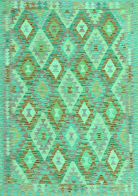 Southwestern Turquoise Country Rug, con2239turq