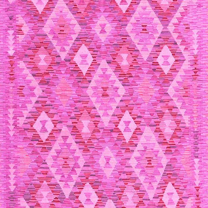 Machine Washable Southwestern Pink Country Rug, wshcon2239pnk