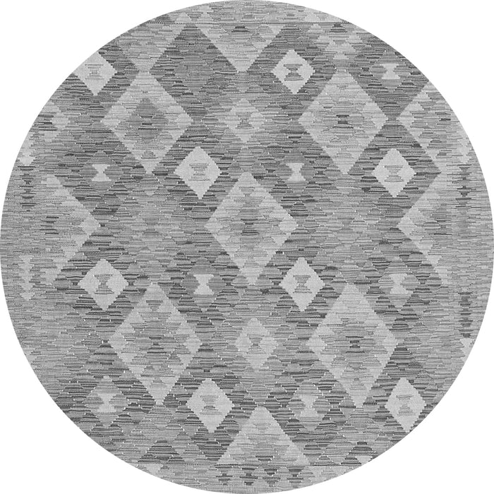 Square Southwestern Gray Country Rug, con2239gry