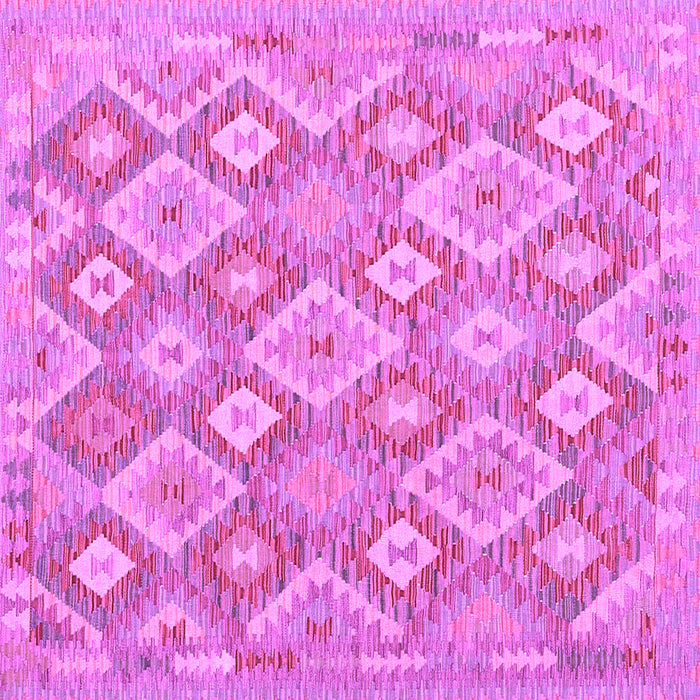 Square Southwestern Purple Country Rug, con2239pur