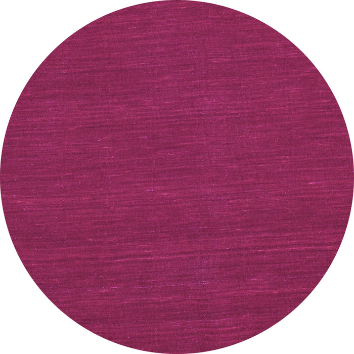 Round Abstract Purple Contemporary Rug, con223pur