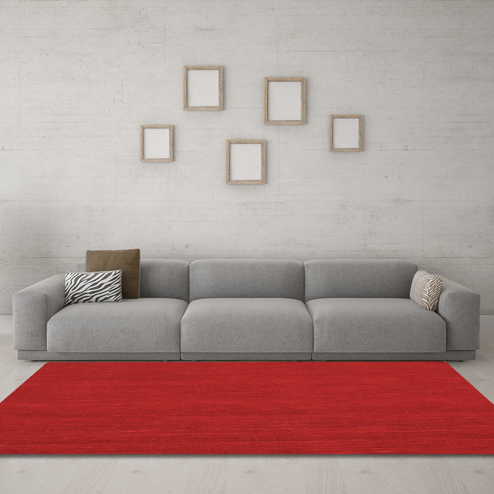 Machine Washable Abstract Orange Contemporary Area Rugs in a Living Room, wshcon223org