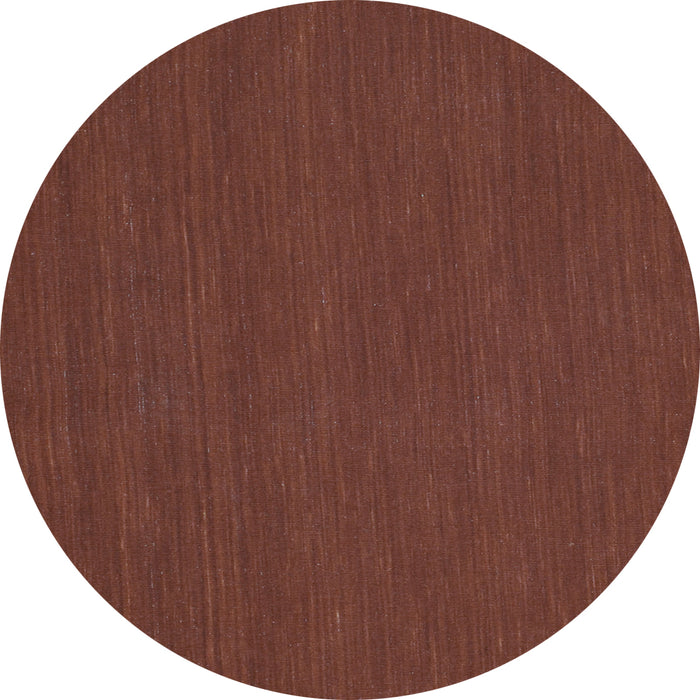 Round Abstract Light Blue Contemporary Rug, con223lblu