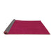 Sideview of Abstract Pink Contemporary Rug, con223pnk