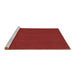 Sideview of Machine Washable Abstract Brown Contemporary Rug, wshcon223brn