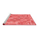 Contemporary Red Washable Rugs