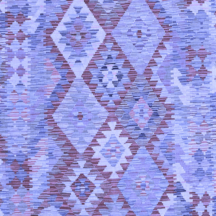 Abstract Blue Contemporary Rug, con2240blu