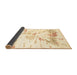 Sideview of Solid Brown Modern Rug, con2241brn