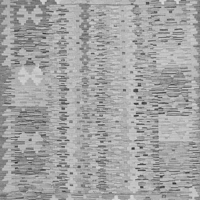 Serging Thickness of Machine Washable Southwestern Gray Country Rug, wshcon2242gry