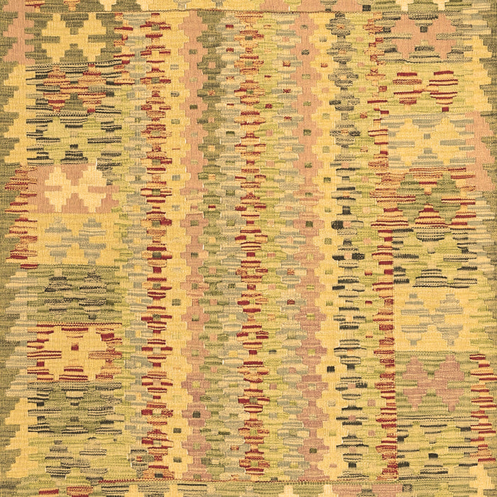 Machine Washable Southwestern Brown Country Rug, wshcon2242brn