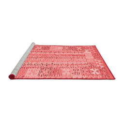Country Red Washable Rugs
