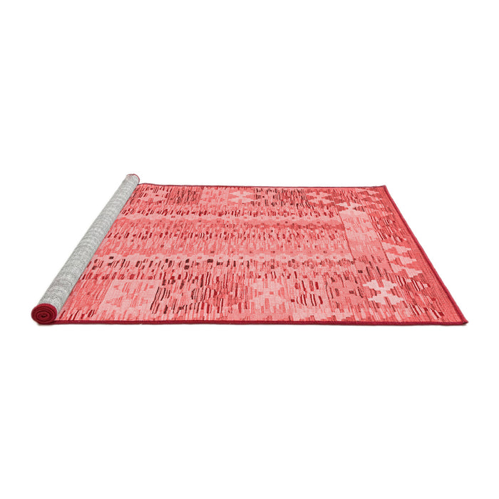 Country Red Washable Rugs