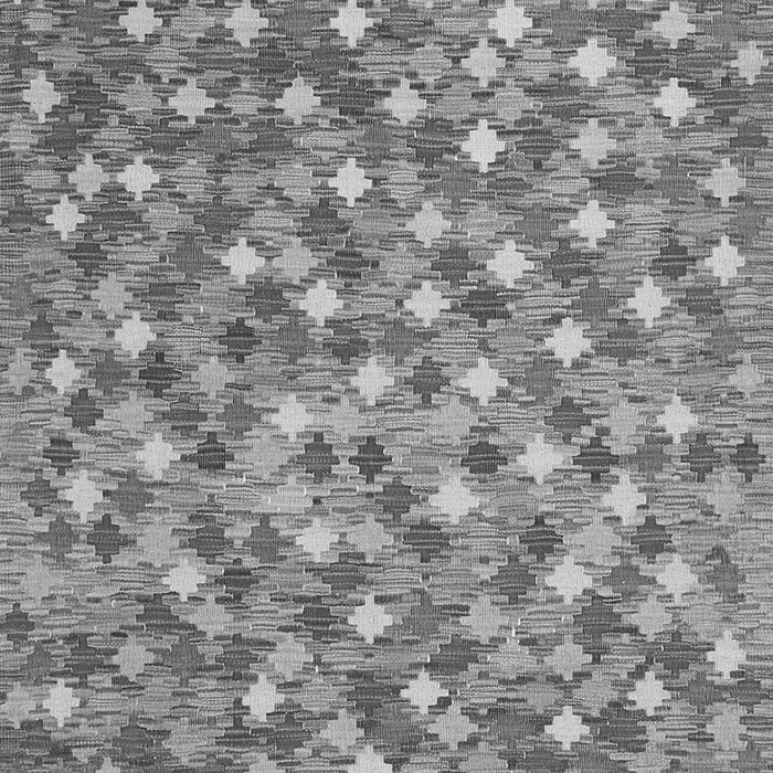 Serging Thickness of Machine Washable Southwestern Gray Country Rug, wshcon2243gry