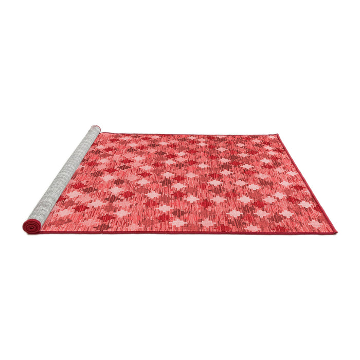 Country Red Washable Rugs