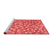 Country Red Washable Rugs