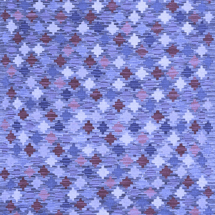 Machine Washable Southwestern Blue Country Rug, wshcon2243blu