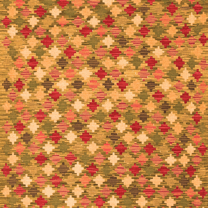 Serging Thickness of Machine Washable Southwestern Orange Country Area Rugs, wshcon2243org