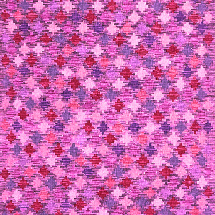 Machine Washable Southwestern Pink Country Rug, wshcon2243pnk