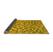 Sideview of Southwestern Yellow Country Rug, con2243yw