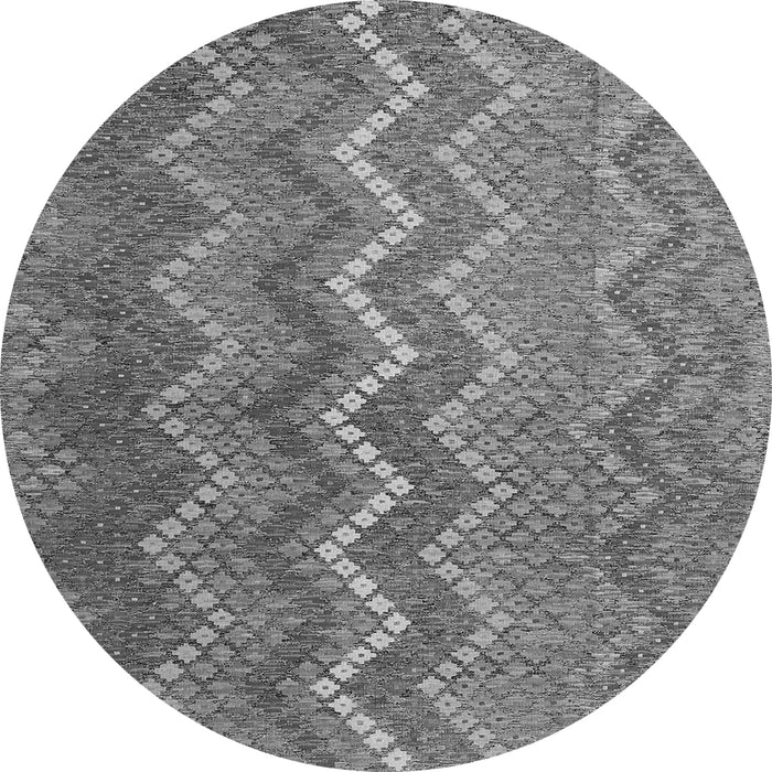 Square Southwestern Gray Country Rug, con2244gry