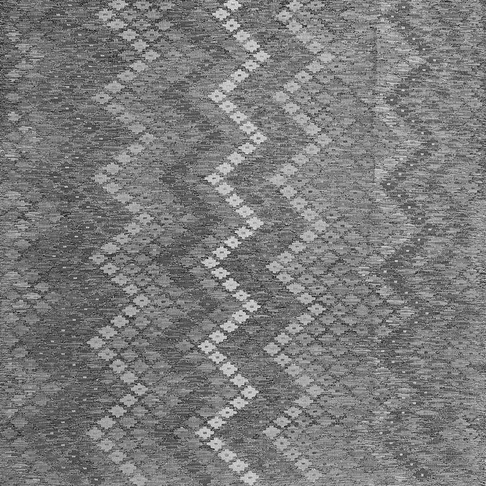 Round Machine Washable Southwestern Gray Country Rug, wshcon2244gry