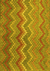 Southwestern Yellow Country Rug, con2244yw