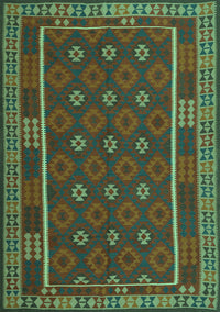 Oriental Turquoise Traditional Rug, con2245turq