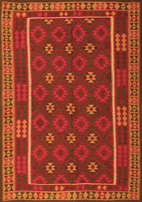 Oriental Orange Traditional Rug, con2245org