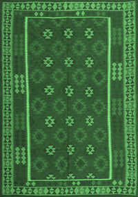 Oriental Emerald Green Traditional Rug, con2245emgrn