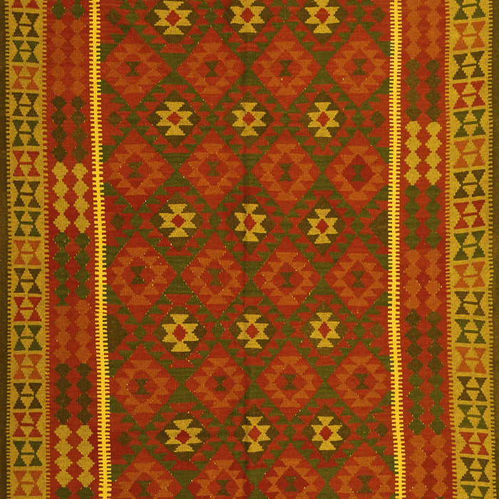 Oriental Yellow Traditional Rug, con2245yw