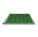 Sideview of Machine Washable Oriental Emerald Green Traditional Area Rugs, wshcon2246emgrn