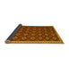 Sideview of Oriental Yellow Traditional Rug, con2246yw