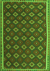 Oriental Green Traditional Rug, con2246grn