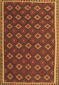 Oriental Brown Traditional Rug, con2246brn