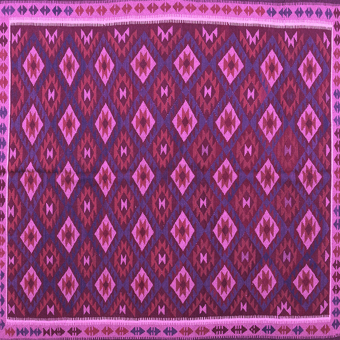 Square Oriental Purple Traditional Rug, con2246pur