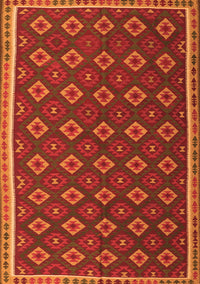 Oriental Orange Traditional Rug, con2246org