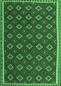 Oriental Emerald Green Traditional Rug, con2246emgrn