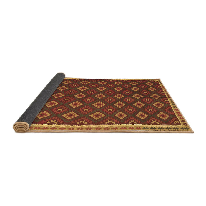 Sideview of Oriental Brown Traditional Rug, con2246brn