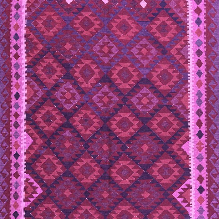 Machine Washable Oriental Purple Traditional Area Rugs, wshcon2247pur