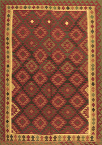 Oriental Brown Traditional Rug, con2247brn