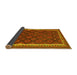 Sideview of Oriental Yellow Traditional Rug, con2247yw