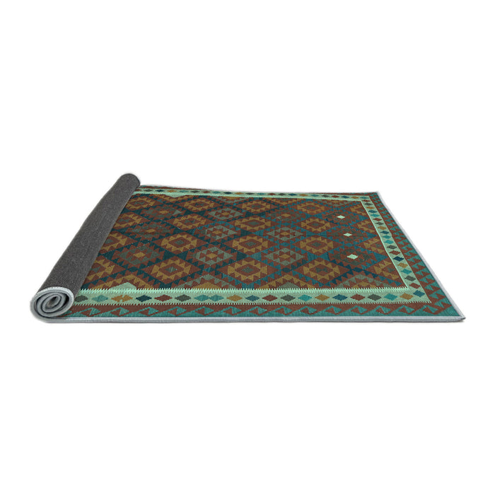 Sideview of Oriental Light Blue Traditional Rug, con2247lblu