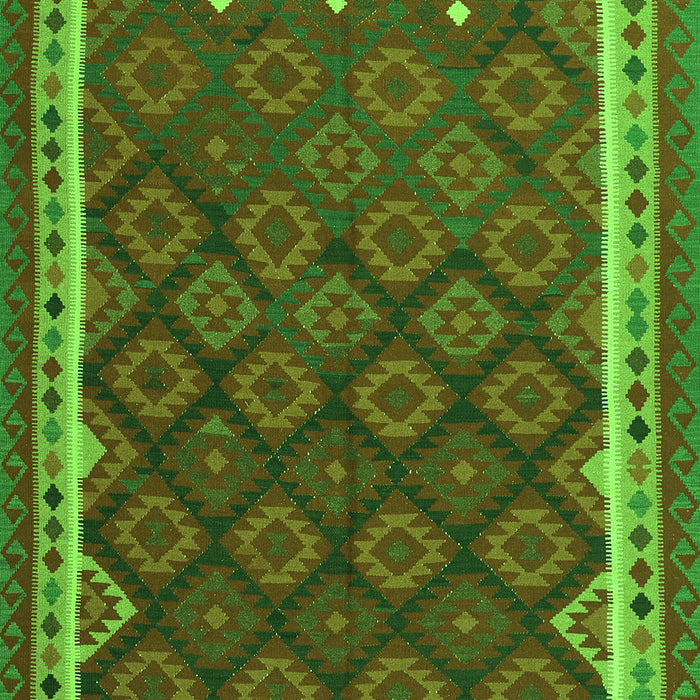 Oriental Green Traditional Rug, con2247grn