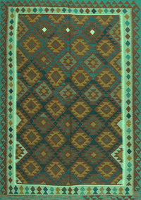 Oriental Turquoise Traditional Rug, con2247turq