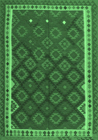 Oriental Emerald Green Traditional Rug, con2247emgrn