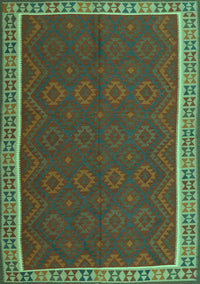 Oriental Turquoise Traditional Rug, con2248turq