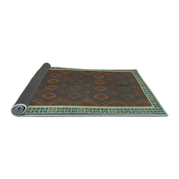 Sideview of Oriental Light Blue Traditional Rug, con2248lblu